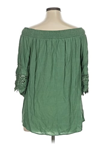NY Collection 3/4 Sleeve Blouse (view 2)