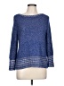Ruby Rd. Metallic Blue Pullover Sweater Size L - photo 1
