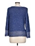 Ruby Rd. Metallic Blue Pullover Sweater Size L - photo 2
