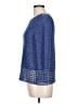 Ruby Rd. Metallic Blue Pullover Sweater Size L - photo 5