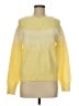 Ann Taylor LOFT Chevron-herringbone Yellow Pullover Sweater Size M - photo 1