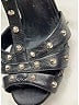 Gucci Black Leather Studded Sandals Size EU (IT) 37 1/2 / US 7 1/2 - photo 6