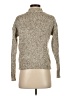 Ann Taylor LOFT Metallic Silver Turtleneck Sweater Size XS - photo 2