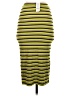 Bebe Stripes Yellow Casual Skirt Size XS - photo 2