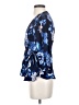 Gap 100% Viscose Blue 3/4 Sleeve Blouse Size XS - photo 5
