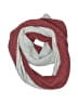 Unbranded Color Block Stripes Burgundy Gray Scarf One size - photo 1