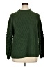 Unbranded Solid Green Turtleneck Sweater Size XL - photo 1