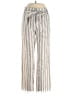 Assorted Brands Stripes Silver Casual Pants Size M - photo 1