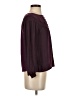 Ann Taylor LOFT 100% Polyester Burgundy Long Sleeve Blouse Size XXS - photo 4