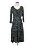 Donna Morgan Paisley Teal Casual Dress Size 4 - photo 1