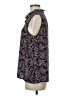 Carmar 100% Polyester Paisley Blue Sleeveless Blouse Size M - photo 5