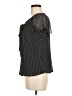Sara Michelle 100% Polyester Polka Dots Black Short Sleeve Blouse Size M - photo 5
