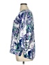 Liz Claiborne 100% Polyester Blue 3/4 Sleeve Blouse Size XL - photo 5