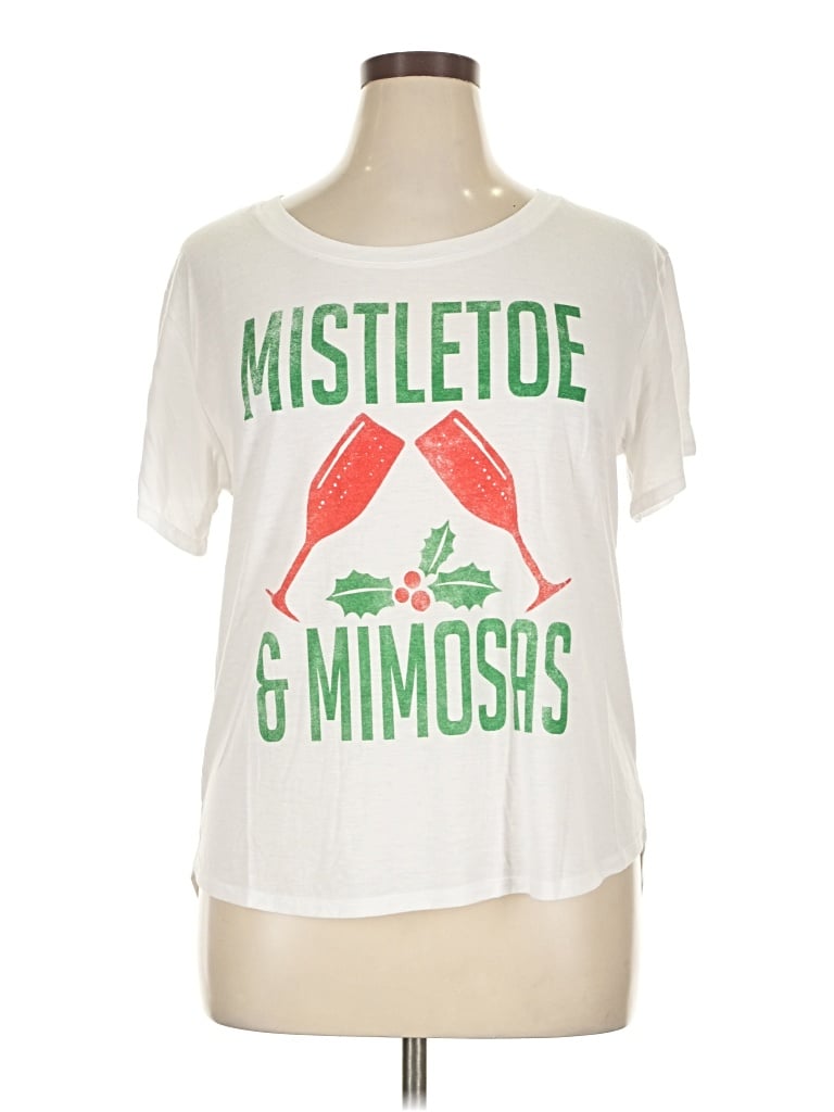 Pre-owned Fifth Sun Short Sleeve T-shirt In White