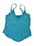 Aqua Green Solid Teal Swimsuit Top Size S - photo 1