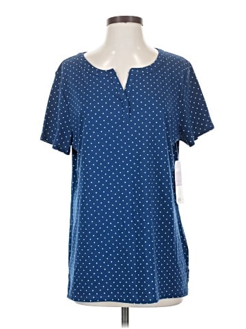 Chic Short Sleeve Henley (view 1)