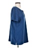 Chic Polka Dots Blue Short Sleeve Henley Size S - photo 4
