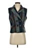CAbi Tweed Blue Vest Size S - photo 1