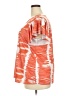 Shein Curve Tie-dye Orange Short Sleeve Blouse Size 2X - photo 5