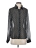 Farrow Polka Dots Black Long Sleeve Blouse Size S - photo 1