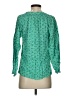Escapada 100% Rayon Green 3/4 Sleeve Blouse Size XS - photo 2