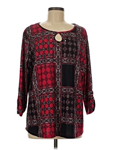 Dillard's 3/4 Sleeve Blouse (view 1)