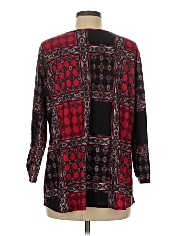 Dillard's 3/4 Sleeve Blouse (view 2)