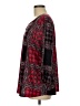 Dillard's Burgundy Red 3/4 Sleeve Blouse Size XL - photo 5