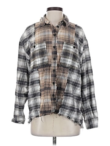 BDG Long Sleeve Button-Down Shirt (view 1)