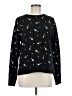 Unbranded 100% Cotton Print Black Pullover Sweater Size M (estimated) - photo 1