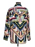 XOXO 100% Polyester Blue Long Sleeve Blouse Size M - photo 2