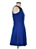 Bar III Solid Blue Cocktail Dress Size L - photo 4