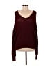 Unbranded 100% Polyester Burgundy Pullover Sweater Size M - photo 1