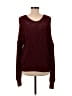 Unbranded 100% Polyester Burgundy Pullover Sweater Size M - photo 2