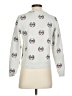 Victoria's Secret Pink Print Silver Pullover Sweater Size XS - photo 2