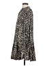 Everly 100% Polyester Animal Print Brown Casual Dress Size S - photo 5