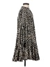 Everly 100% Polyester Animal Print Brown Casual Dress Size S - photo 4