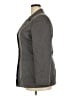 Jones Wear 100% Polyester Gray Blazer Size 18 - photo 5