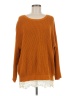 Pins and Needles Solid Orange Pullover Sweater Size M - photo 1