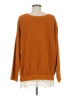Pins and Needles Solid Orange Pullover Sweater Size M - photo 2