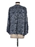 Ella Moss 100% Rayon Blue 3/4 Sleeve Blouse Size S - photo 2