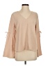 Cooper & Ella Tan Long Sleeve Blouse Size Sm (1) - photo 1