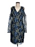 Sam Edelman 100% Nylon Print Blue Cocktail Dress Size 8 - photo 1