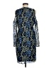 Sam Edelman 100% Nylon Print Blue Cocktail Dress Size 8 - photo 2