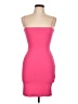 Zara Solid Pink Cocktail Dress Size L - photo 1