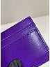 Versace Purple Leather Card Holder One size - photo 5