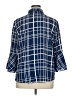 Sami & JO Blue 3/4 Sleeve Button-Down Shirt Size XL - photo 2