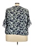 Unbranded Blue Short Sleeve Blouse Size 3X (estimated) - photo 2