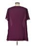 Torrid 100% Polyester Burgundy Short Sleeve Blouse Size Lg Plus (0) - photo 2