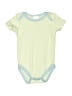 Little Beginnings Color Block Green Short Sleeve Onesie Size 3-6 mo - photo 1